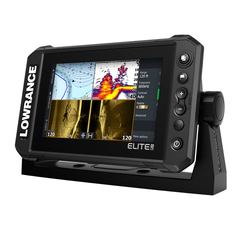 Lowrance Elite FS 7 Chartplotter/Fishfinder w/Active Imaging 3-in-1 Transom Mount Transducer [000-15688-001] - Mealey Marine