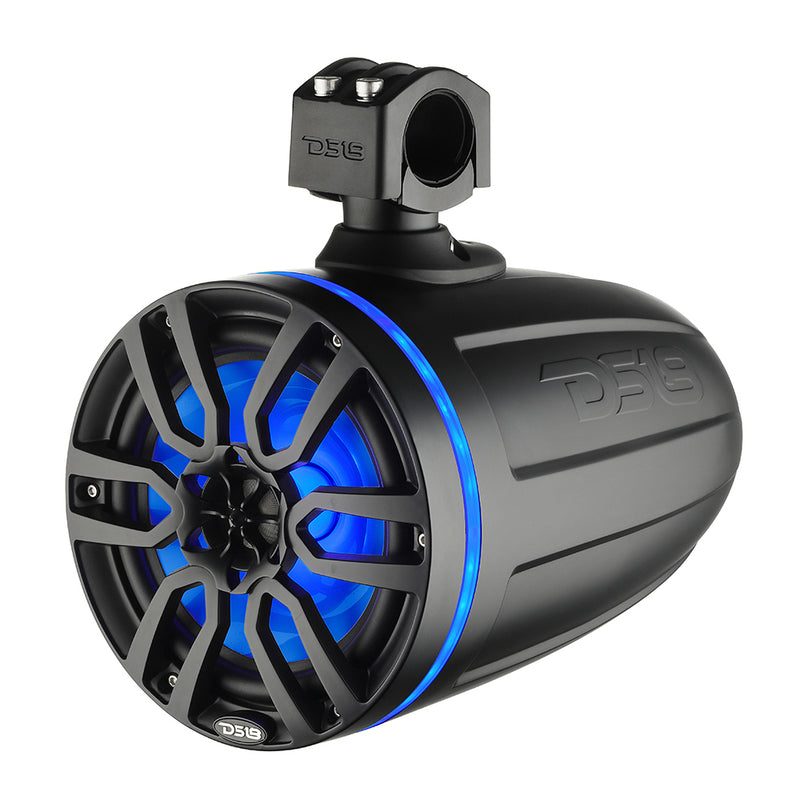 DS18 X Series HYDRO 6.5" Wakeboard Pod Tower Speaker w/RGB LED Lights - 300W - Matte Black [NXL-X6TP/BK] - Mealey Marine