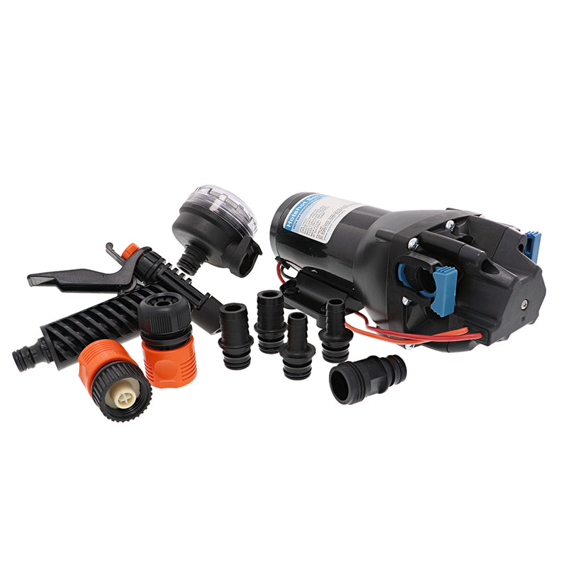 Jabsco HotShot HD4 Heavy Duty Washdown Pump - 12V - 4 GPM - 60 PSI [Q401J-118N-3A] - Mealey Marine