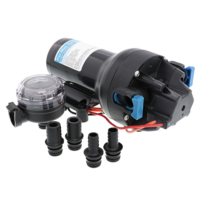 Jabsco Par-Max HD5 Heavy Duty Water Pressure Pump - 12V - 5 GPM - 40 PSI [P501J-115S-3A] - Mealey Marine