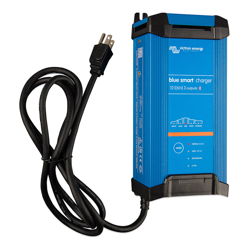 Victron Blue Smart IP22 12VDC 30A 3 Bank 120V Charger - Dry Mount [BPC123048102] - Mealey Marine