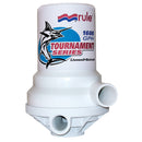 Rule Tournament Series 1600 GPH Livewell Pump Dual Port [209FDP] - Mealey Marine