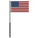 Mate Series Flag Pole - 72" w/USA Flag [FP72USA] - Mealey Marine