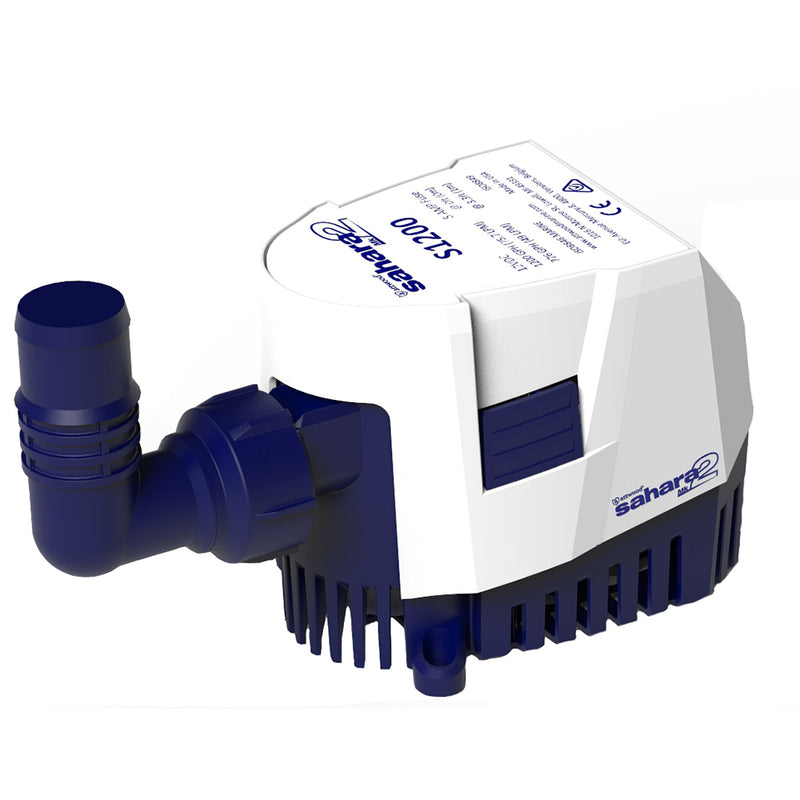 Attwood Sahara MK2 S1200 Bilge Pump 1200 GPH - 12V - Automatic [5512-7] - Mealey Marine