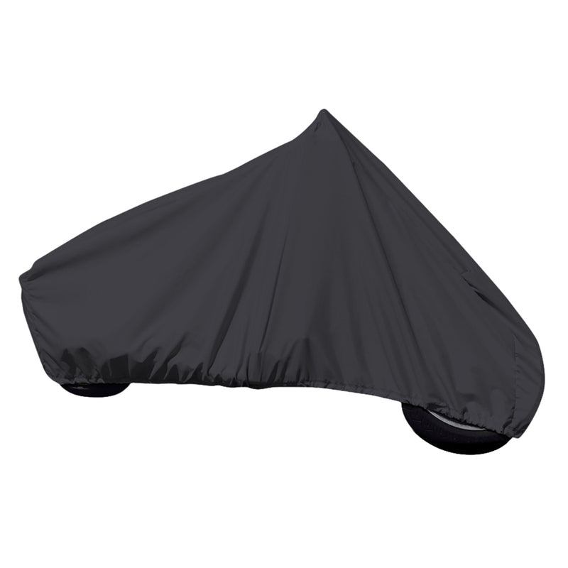 Carver Sun-Dura Motorcycle Cruiser w/Up to 15" Windshield Cover - Black [9001S-02] - Mealey Marine