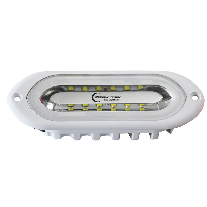 Shadow-Caster SCM-SL Series Flush Mount Spreader Light - White Housing - White [SCM-SLF-GW-WH] - Mealey Marine