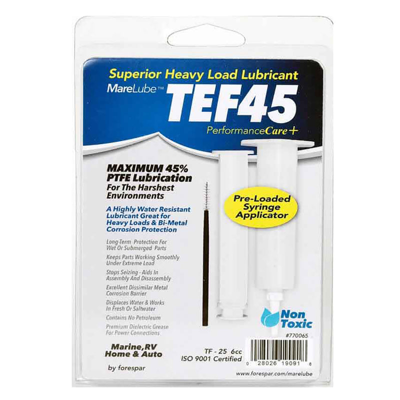 Forespar Marelube TEF45 6cc Syringe [770065] - Mealey Marine