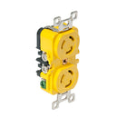 Marinco Locking Receptacle - 15A, 125V - Yellow [4700CR] - Mealey Marine