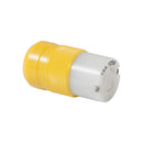 Marinco Locking Connector - 15A, 125V - Yellow [4731CR] - Mealey Marine