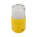 Marinco Locking Connector - 15A, 125V - Yellow [4731CR] - Mealey Marine