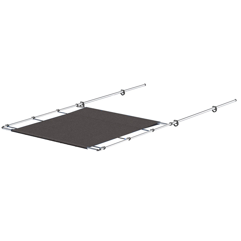 SureShade PTX Power Shade - 57" Wide - Stainless Steel - Grey [2021026258] - Mealey Marine