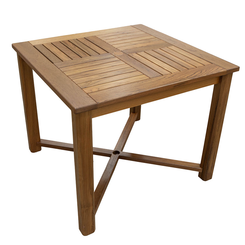 Whitecap Square Dining Table - Teak [60052] - Mealey Marine