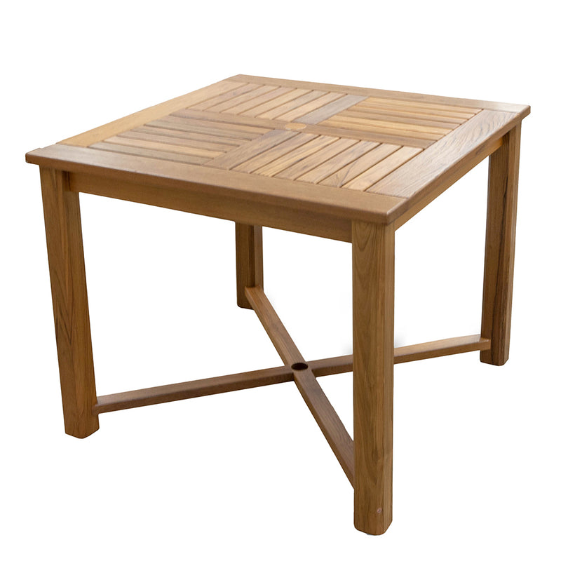 Whitecap Square Dining Table - Teak [60052] - Mealey Marine