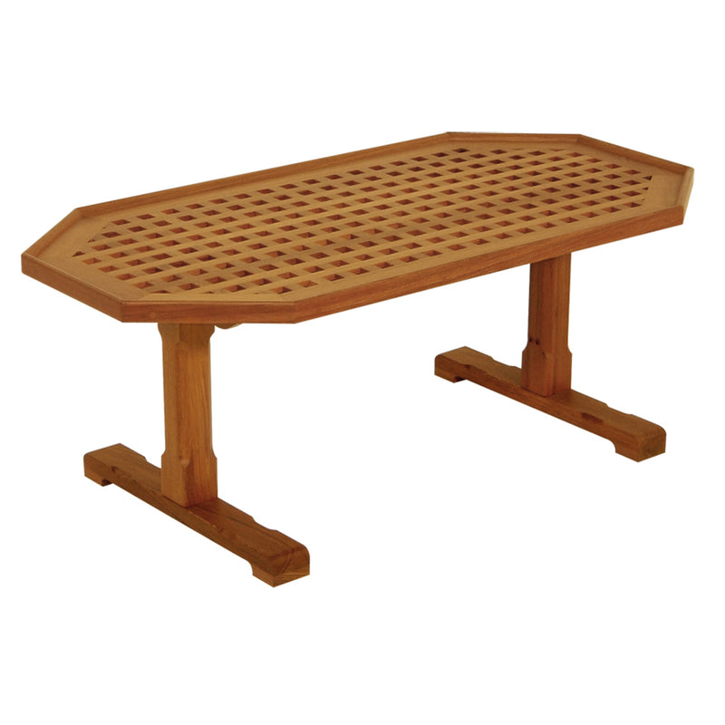 Whitecap Coffee Grate Table - Teak [60058] - Mealey Marine