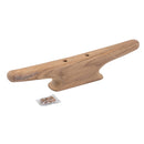 Whitecap 12" Cleat - Teak [60406] - Mealey Marine