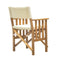 Whitecap Directors Chair II w/Cream Cushion - Teak [61053] - Mealey Marine