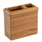 Whitecap Square Toothbrush Holder (Oiled) - Teak [63111] - Mealey Marine