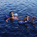 Aqua Leisure 4-In-1 Monterey Hammock Supreme XL 53" x 31.5" - Hibiscus Pineapple Royal Blue [APL18904S2] - Mealey Marine