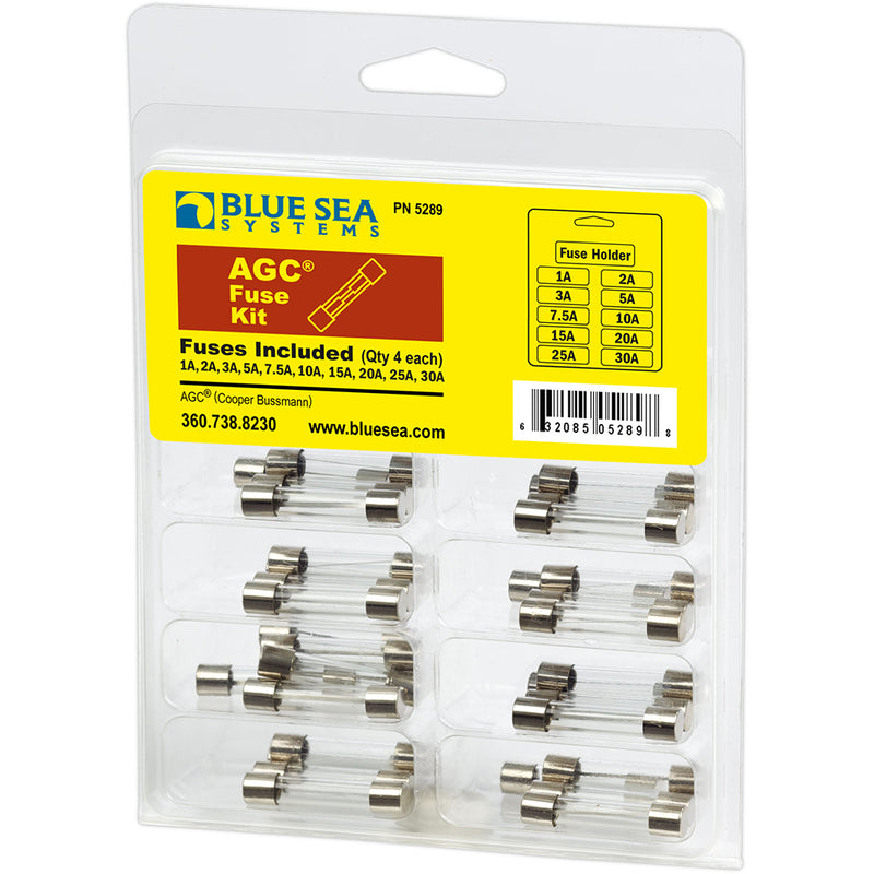 Blue Sea 5289 AGC Fuse Kit - 41-Piece [5289] - Mealey Marine