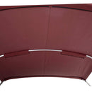 SureShade Power Bimini - Clear Anodized Frame - Burgandy Fabric [2020000299] - Mealey Marine