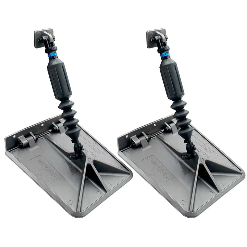 Nauticus SX 9.5 x 10 Smart Tabs 13-15 Boats w/30lb Actuators - 30-40HP - Gunmetal Grey [SXG9510-30] - Mealey Marine