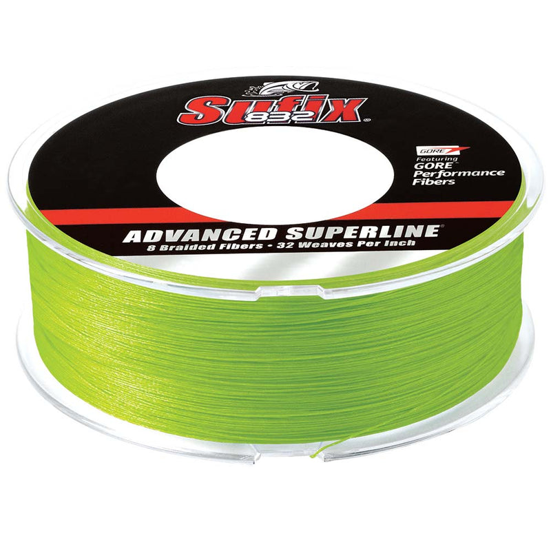 Sufix 832 Advanced Superline Braid - 6lb - Neon Lime - 600 yds [660-206L] - Mealey Marine