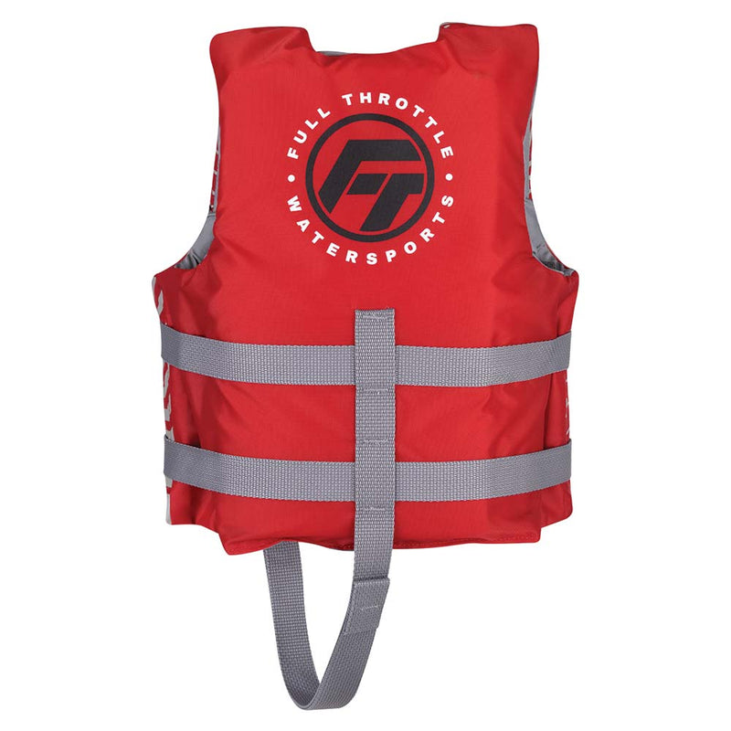 Full Throttle Child Nylon Life Jacket - Red [112200-100-001-22] - Mealey Marine