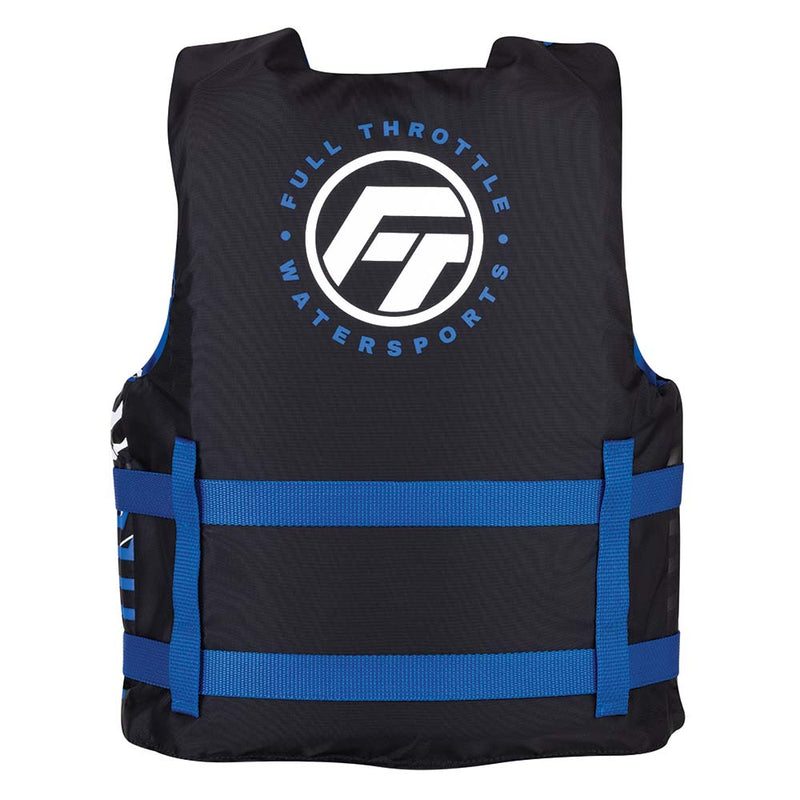 Full Throttle Youth Nylon Life Jacket - Blue/Black [112200-500-002-22] - Mealey Marine