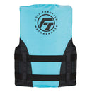 Full Throttle Teen Nylon Life Jacket - Aqua/Black [112200-505-010-22] - Mealey Marine