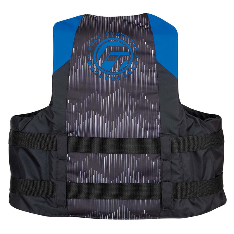 Full Throttle Adult Nylon Life Jacket - S/M - Blue/Black [112200-500-030-22] - Mealey Marine