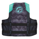 Full Throttle Adult Nylon Life Jacket - S/M - Aqua/Black [112200-505-030-22] - Mealey Marine