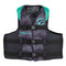 Full Throttle Adult Nylon Life Jacket - S/M - Aqua/Black [112200-505-030-22] - Mealey Marine