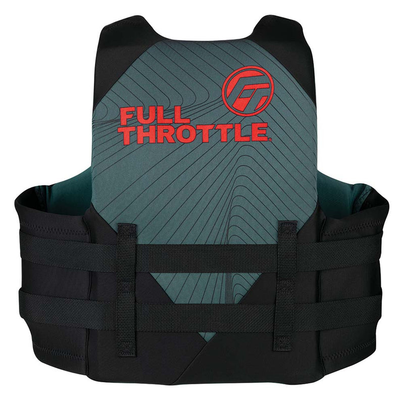 Full Throttle Adult Rapid-Dry Life Jacket - S/M - Grey/Black [142100-701-030-22] - Mealey Marine