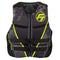 Full Throttle Mens Rapid-Dry Flex-Back Life Jacket - L - Black/Green [142500-400-040-22] - Mealey Marine