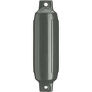 Polyform G-3 Twin Eye Fender 5.5" x 19" - Graphite [G-3-GRAPHITE] - Mealey Marine