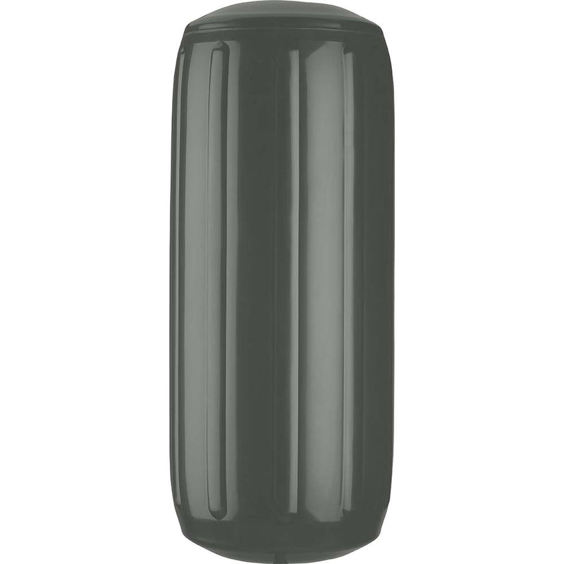 Polyform HTM-1 Hole Through Middle Fender 6.3" x 15.5" - Graphite [HTM-1-GRAPHITE] - Mealey Marine