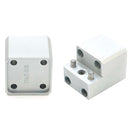 PTM Edge Board Rack Mounts - 4 Bolt - Silver [P13168-1400TEBCL] - Mealey Marine