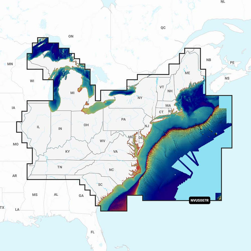 Garmin Navionics Vision+ NVUS007R U.S. East [010-C1291-00] - Mealey Marine