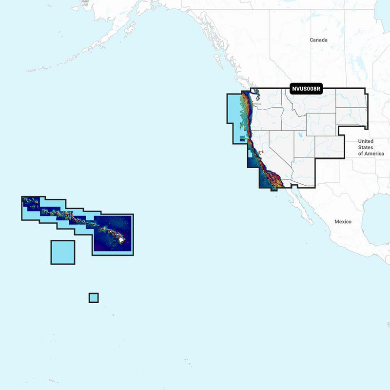 Garmin Navionics Vision+ NVUS008R U.S. West [010-C1292-00] - Mealey Marine