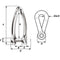 Wichard Captive Pin Twisted Shackle - Diameter 5mm - 3/16" [01422]