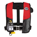 Mustang HIT Hydrostatic Inflatable PFD w/Sailing Harness - Red/Black - Automatic/Manual [MD318402-123-0-202]