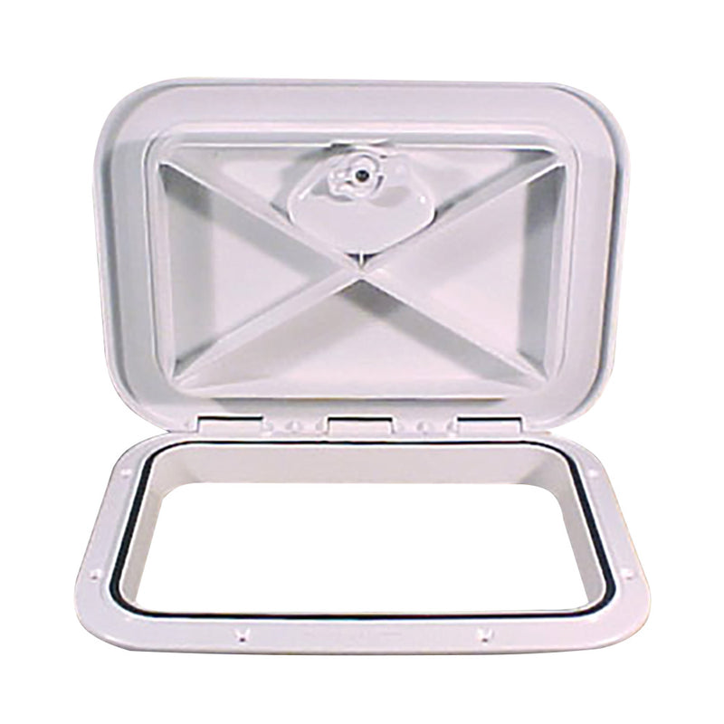 Beckson 11" x 15" Flush Hatch White - ASA Material - Acrylonitrile Styrene Acrylate [HT1115AW]