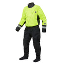 Mustang MSD576 Water Rescue Dry Suit - Fluorescent Yellow Green-Black - Large [MSD57602-251-L-101]