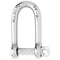 Wichard Self-Locking Long D Shackle - 10mm Diameter - 13/32" [01215]