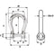 Wichard Not Self-Locking Bow Shackle - 16mm Diameter - 5/8" [01247]