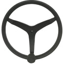 Uflex - V46 - 13.5" Stainless Steel Steering Wheel w/Speed Knob - Black [V46B]