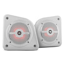 DS18 Universal Shallow Enclosure w/100W Marine Speaker - White [EN6SLIM/WH]