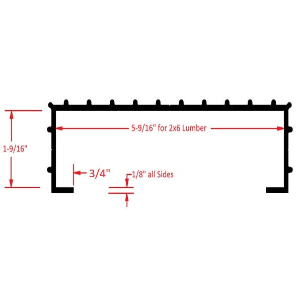 Gatorbak Synthetic Bunk Cover for FLAT 2x6 Bunks [GB550EP] - Mealey Marine