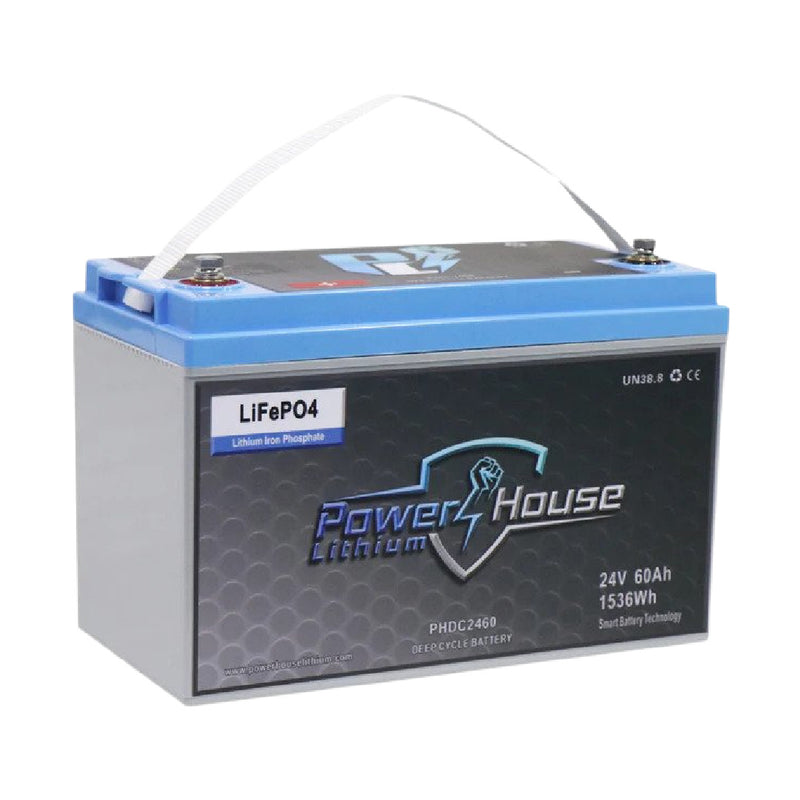 PowerHouse Lithium 24v 60ah Deep Cycle Battery